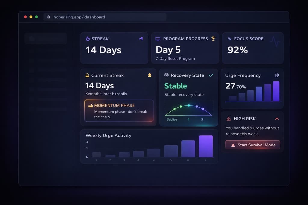 HopeRising Dashboard Preview